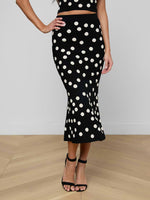 L'agence Mae Knit Flare Skirt