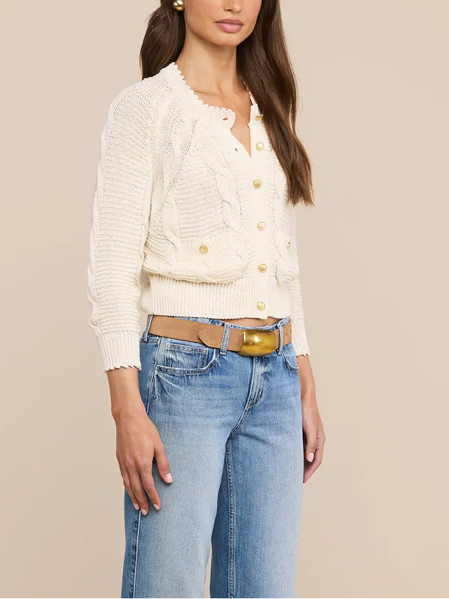 Lagence Darcy Cable Stitch Cardigan