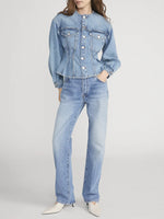 Frame The Nipped Collarless Jacket