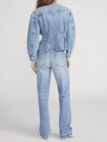 Frame The Nipped Collarless Jacket