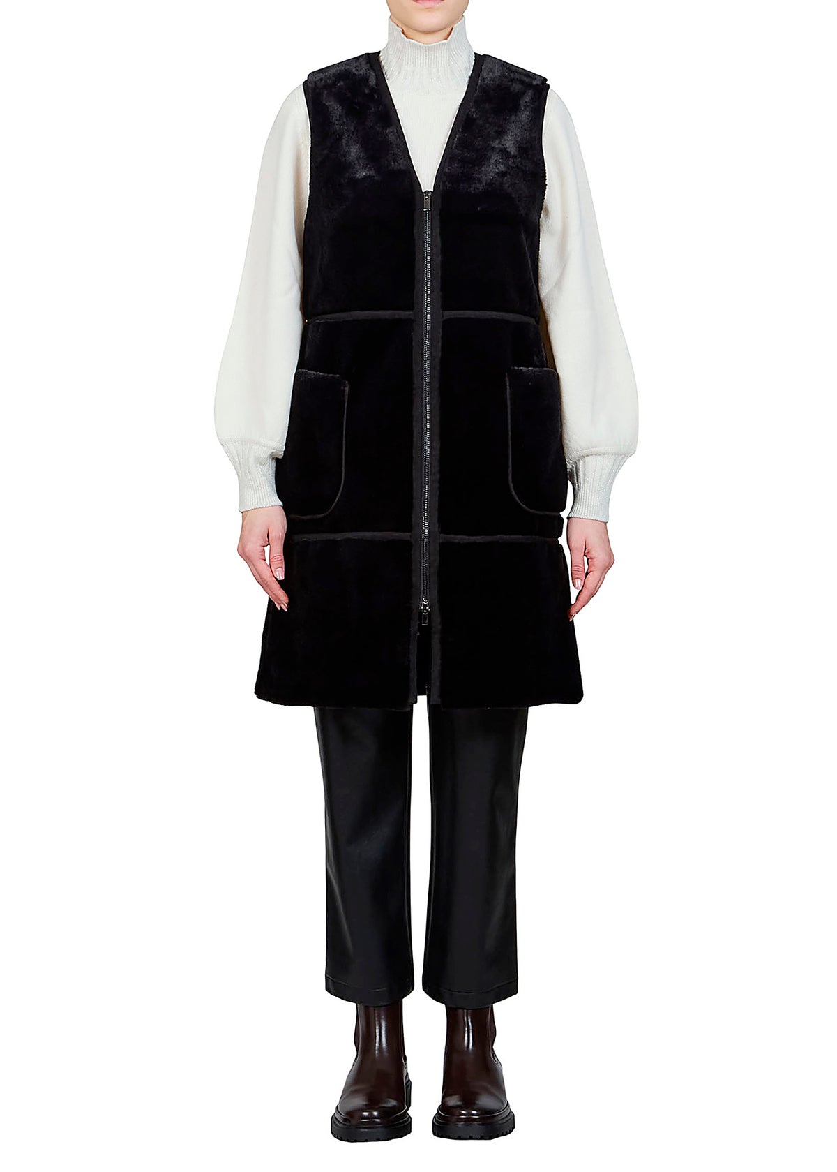 Purotatto Faux Fur Vest