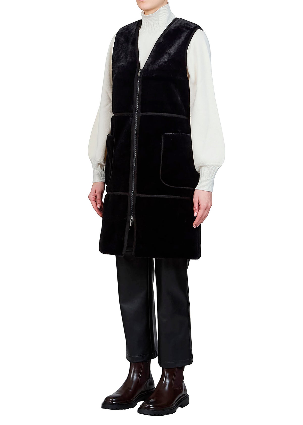 Purotatto Faux Fur Vest