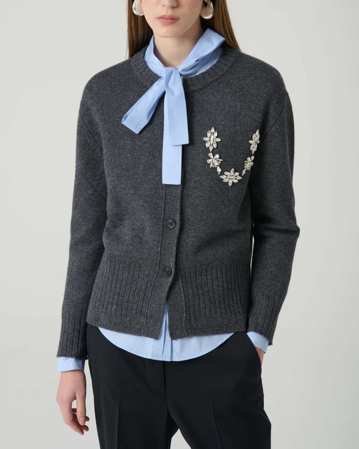 Beatrice B Freed Cashmere Blend Cardigan