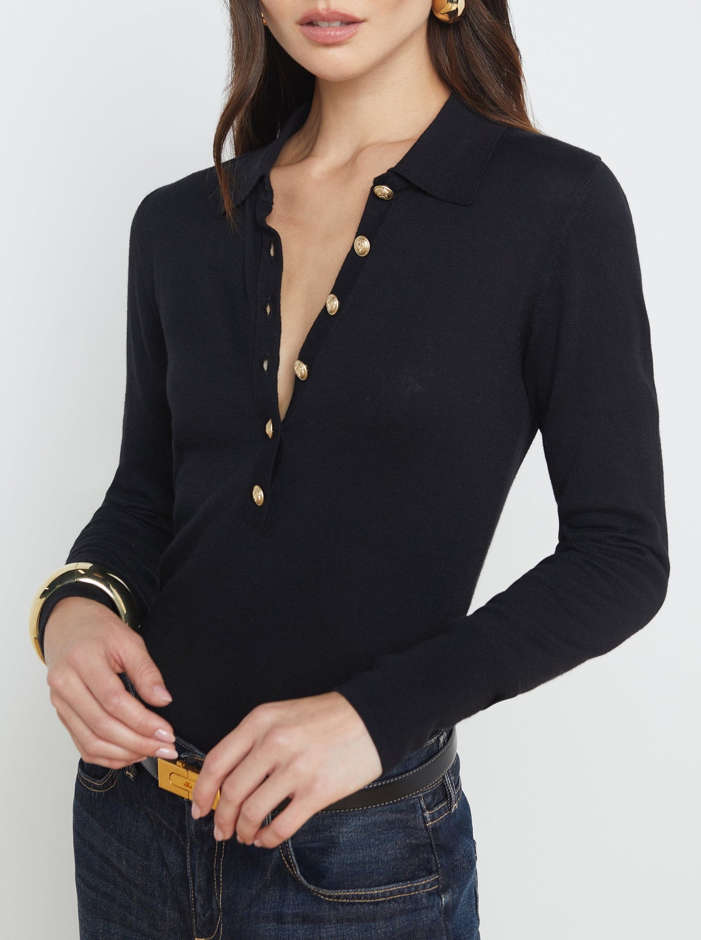 Lagence Sterling Collared Sweater