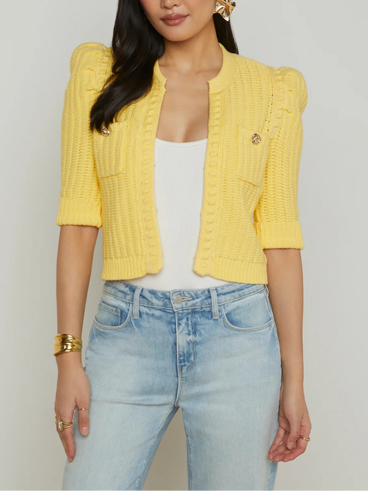 L'agence Delilah Crop Cardigan