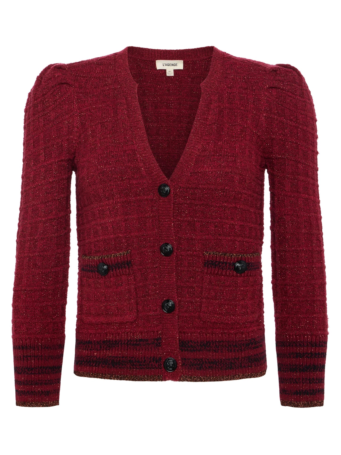 L'agence Jenni Waffle Stitch Cardi