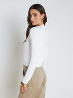 Lagence Toulouse Crop Crew Neck Cardi