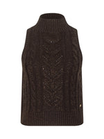L'Agence Ts Bellini Cable Turtleneck Tank