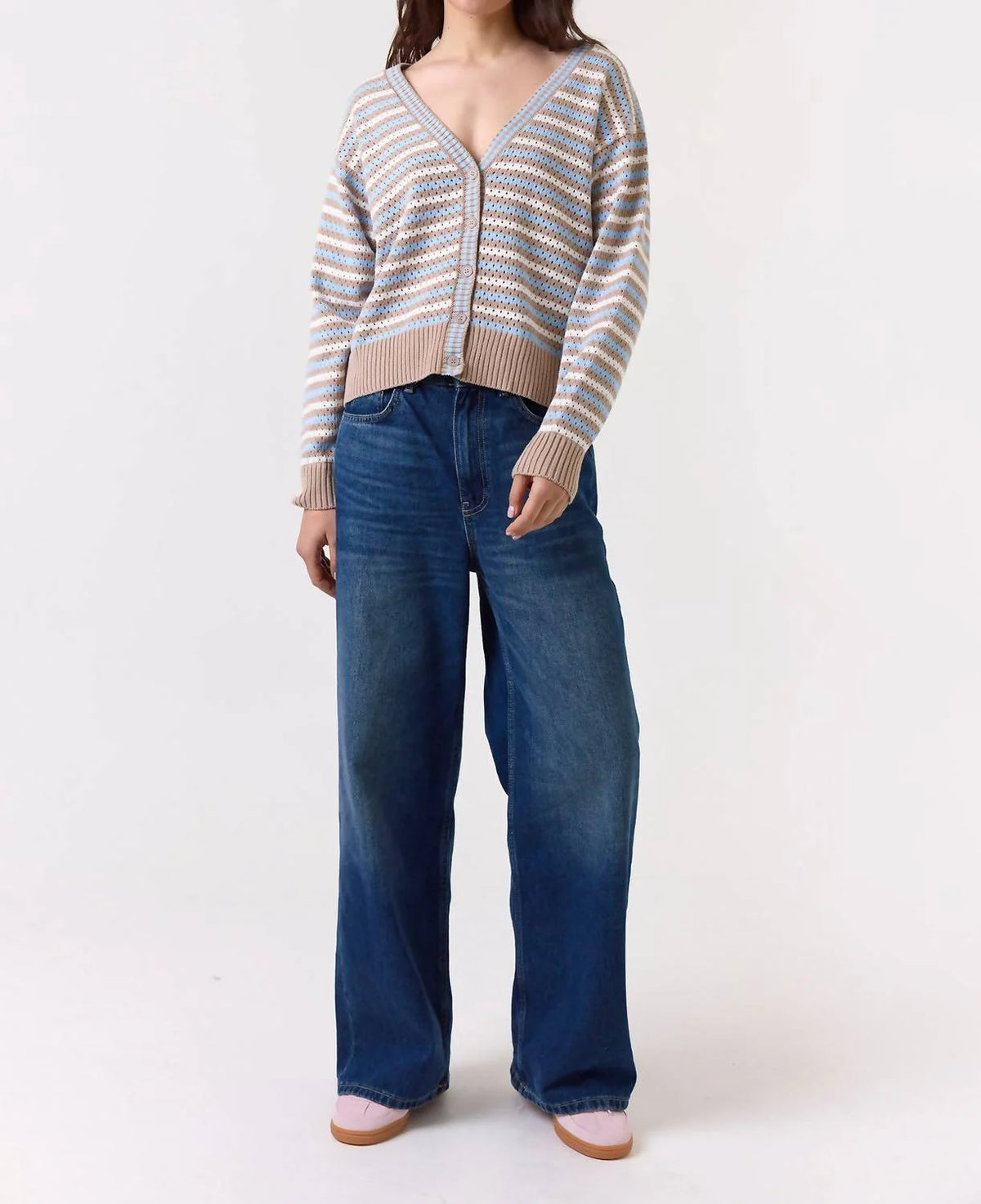 Wisper Pamilla Stripe Cardigan