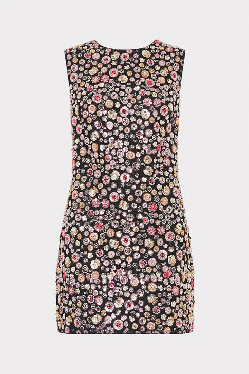 Milly Ts Ivette Gem Embellished Dress