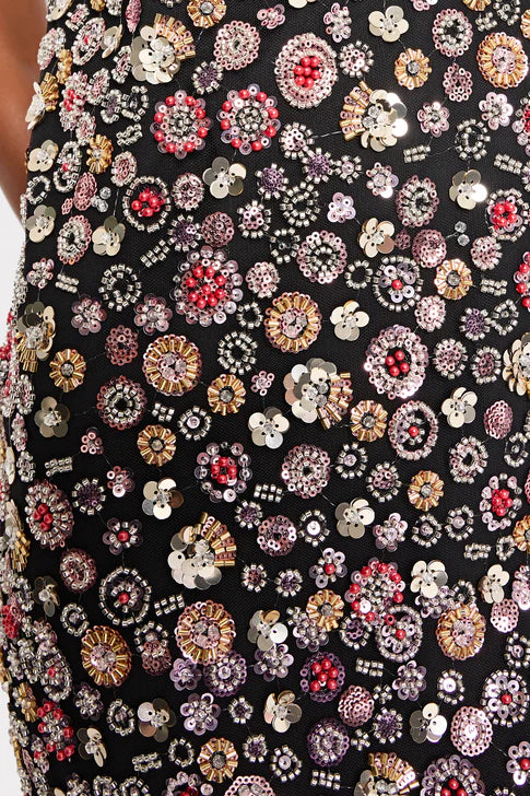 Milly Ts Ivette Gem Embellished Dress