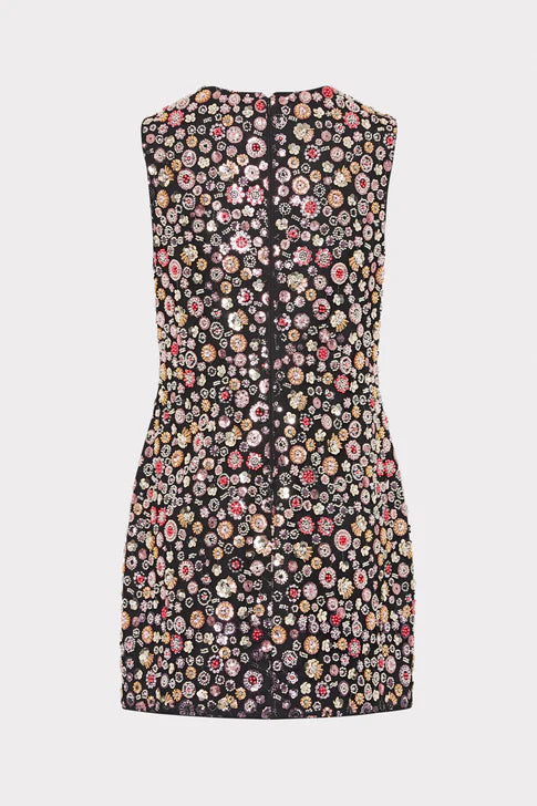 Milly Ts Ivette Gem Embellished Dress