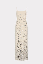 Milly TS Lily Sequin Linen Dress