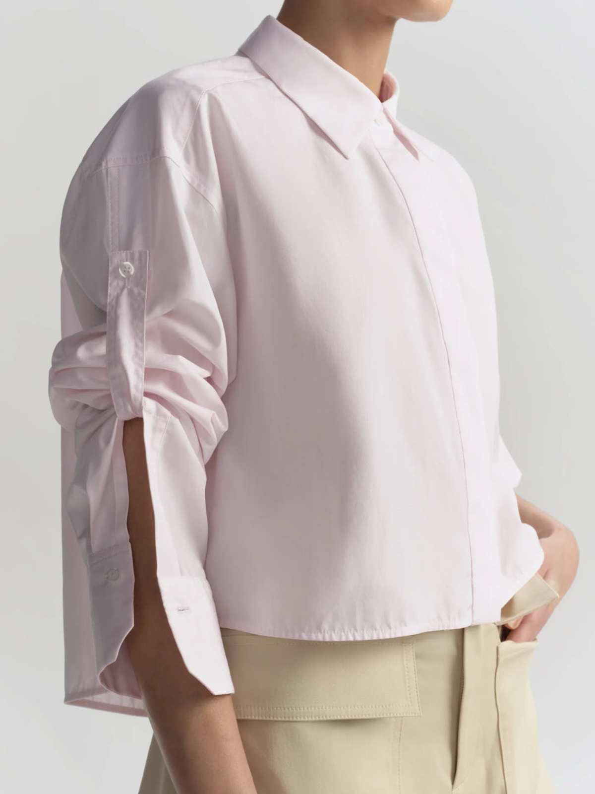 ALC Maude Cropped Cotton Shirt_5TOPS02026