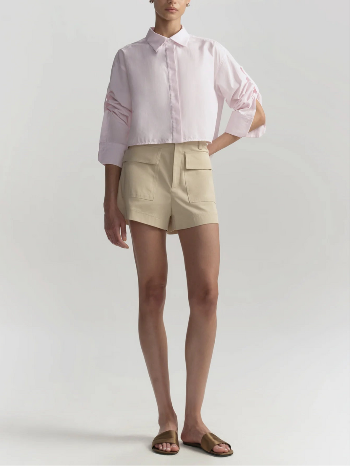 ALC Maude Cropped Cotton Shirt_5TOPS02026