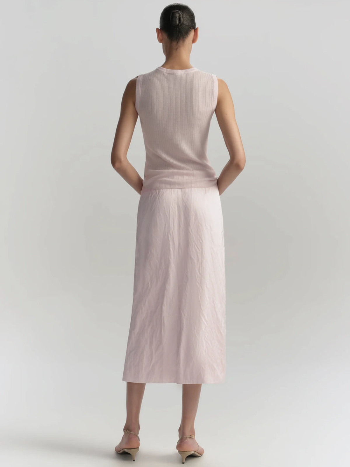 ALC Phoebe Satin Midi Skirt_3SKRT00629