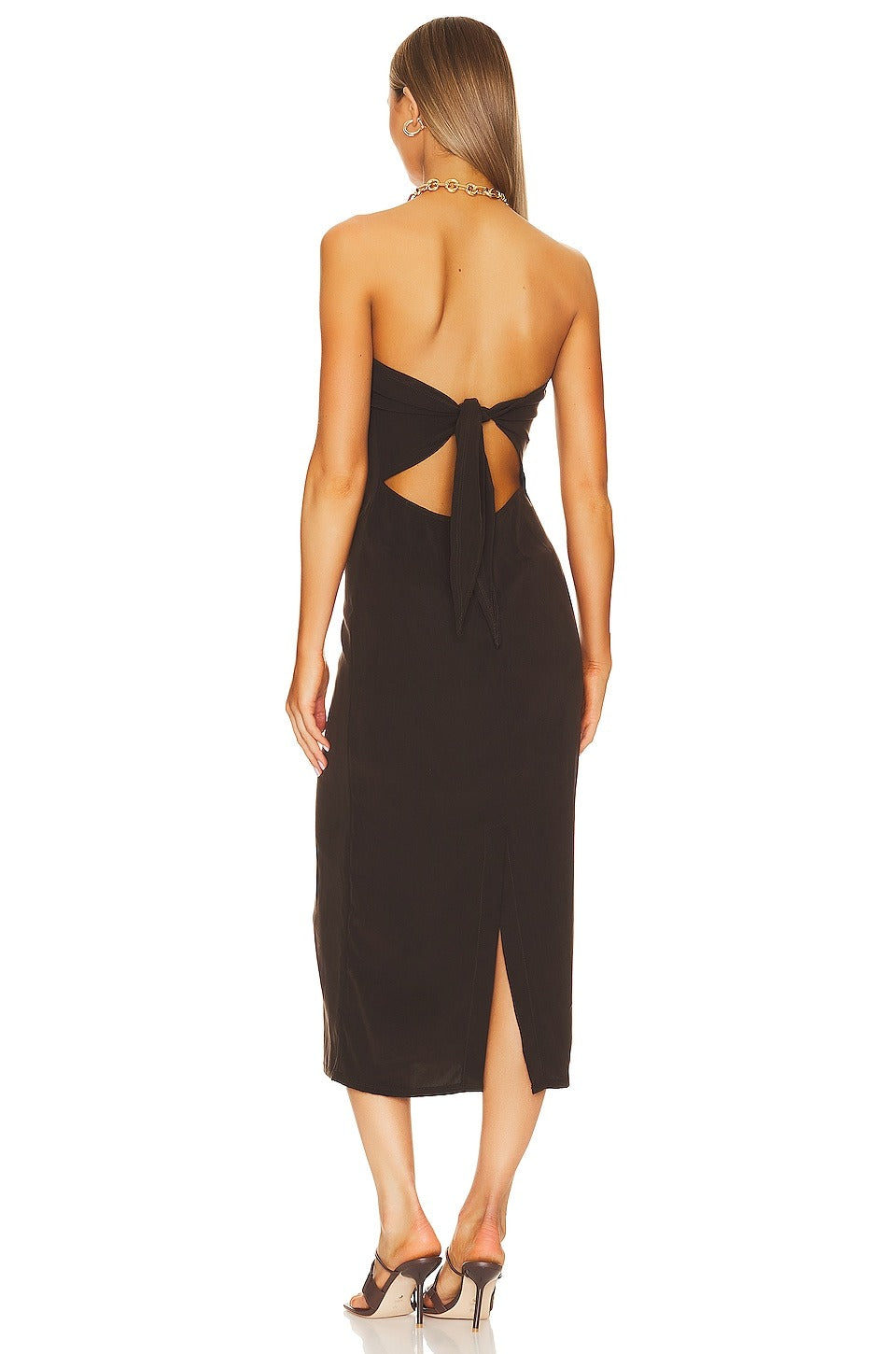 Anemos Strapless Tie Back Dress