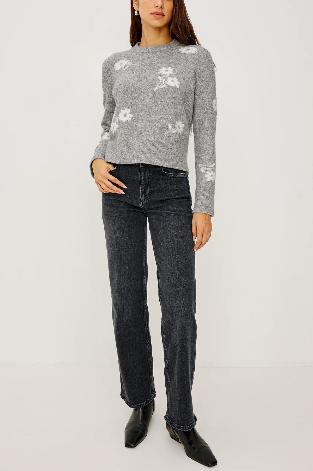 Raila Anise Floral Sweater