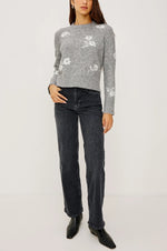 Raila Anise Floral Sweater