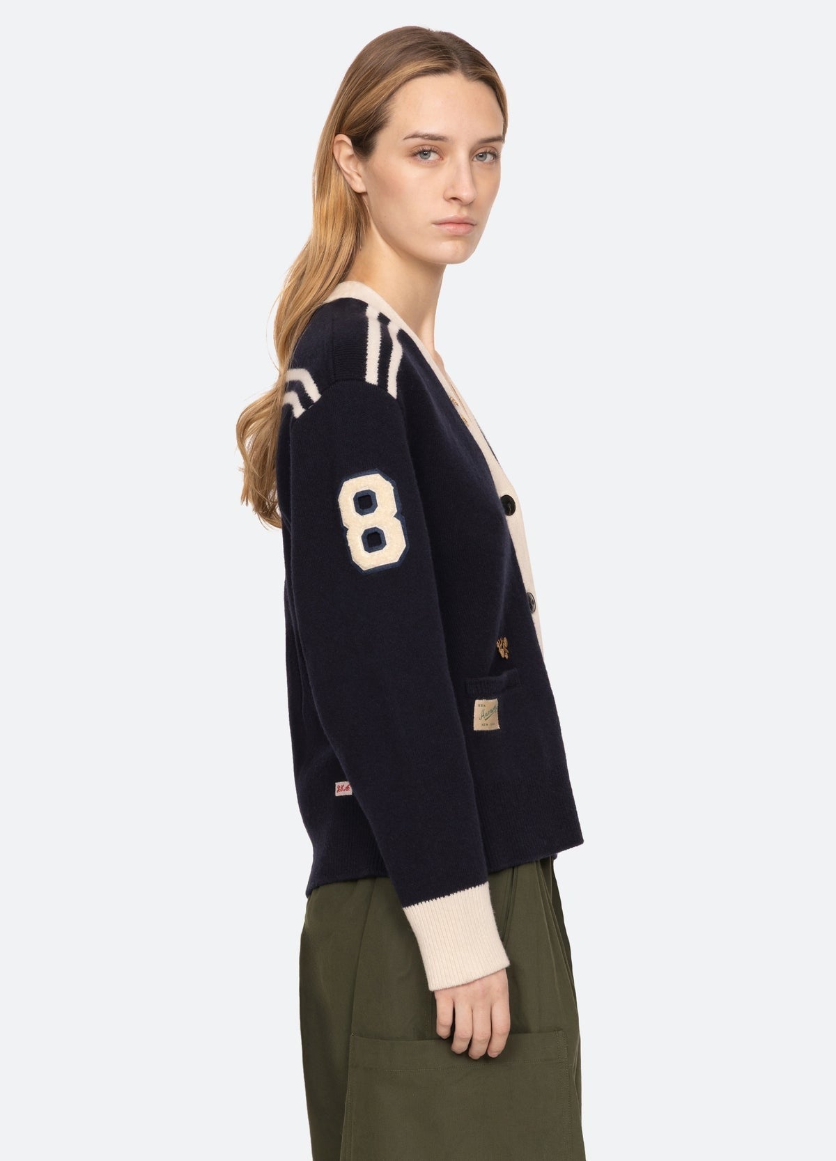 Sea Arther Varsity Knit Cardigan