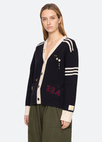 Sea Arther Varsity Knit Cardigan