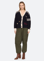 Sea Arther Varsity Knit Cardigan