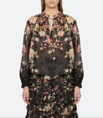 Sea Jolie Print Long Sleeve Top