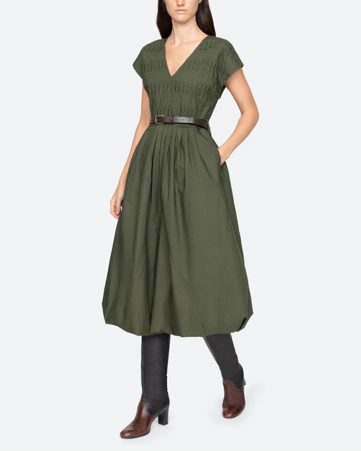 Sea Sullivan Belted Bubble Dress