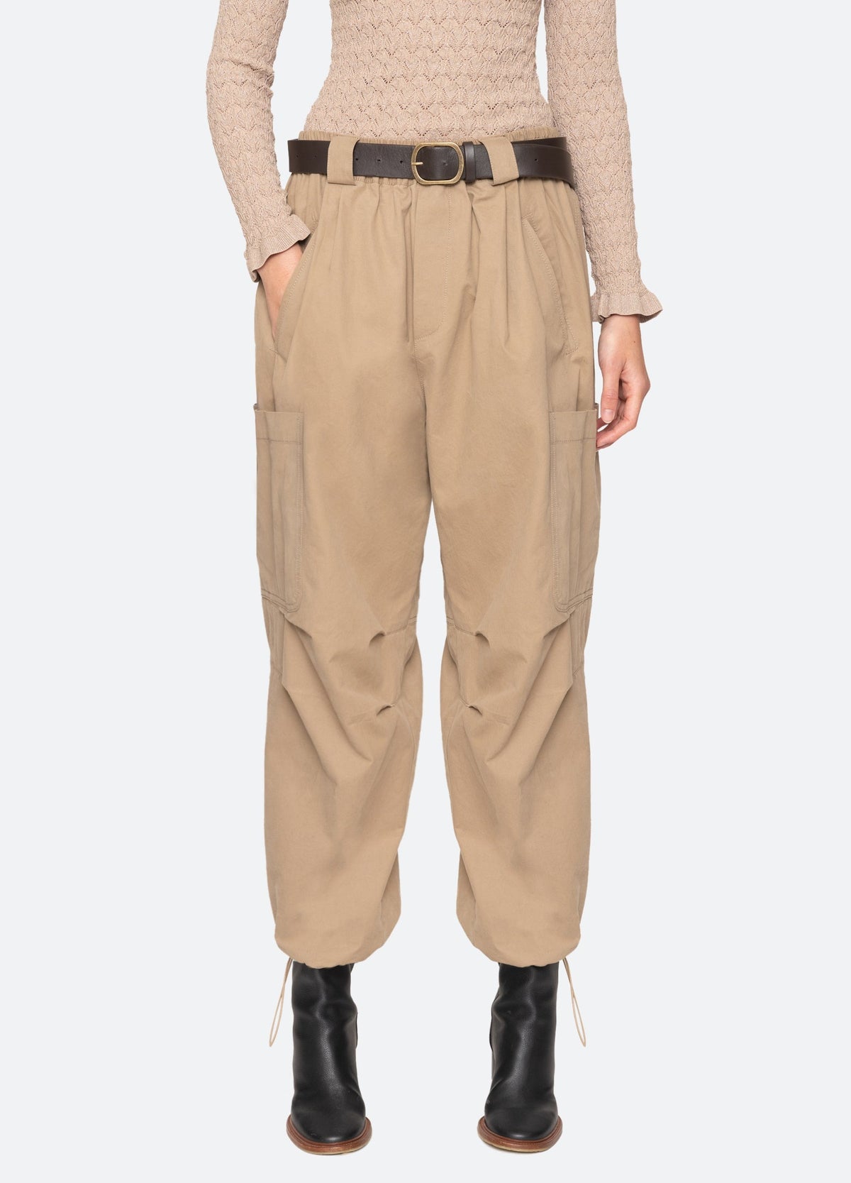 Sea Sullivan Sportwear Belted Cargo Pant