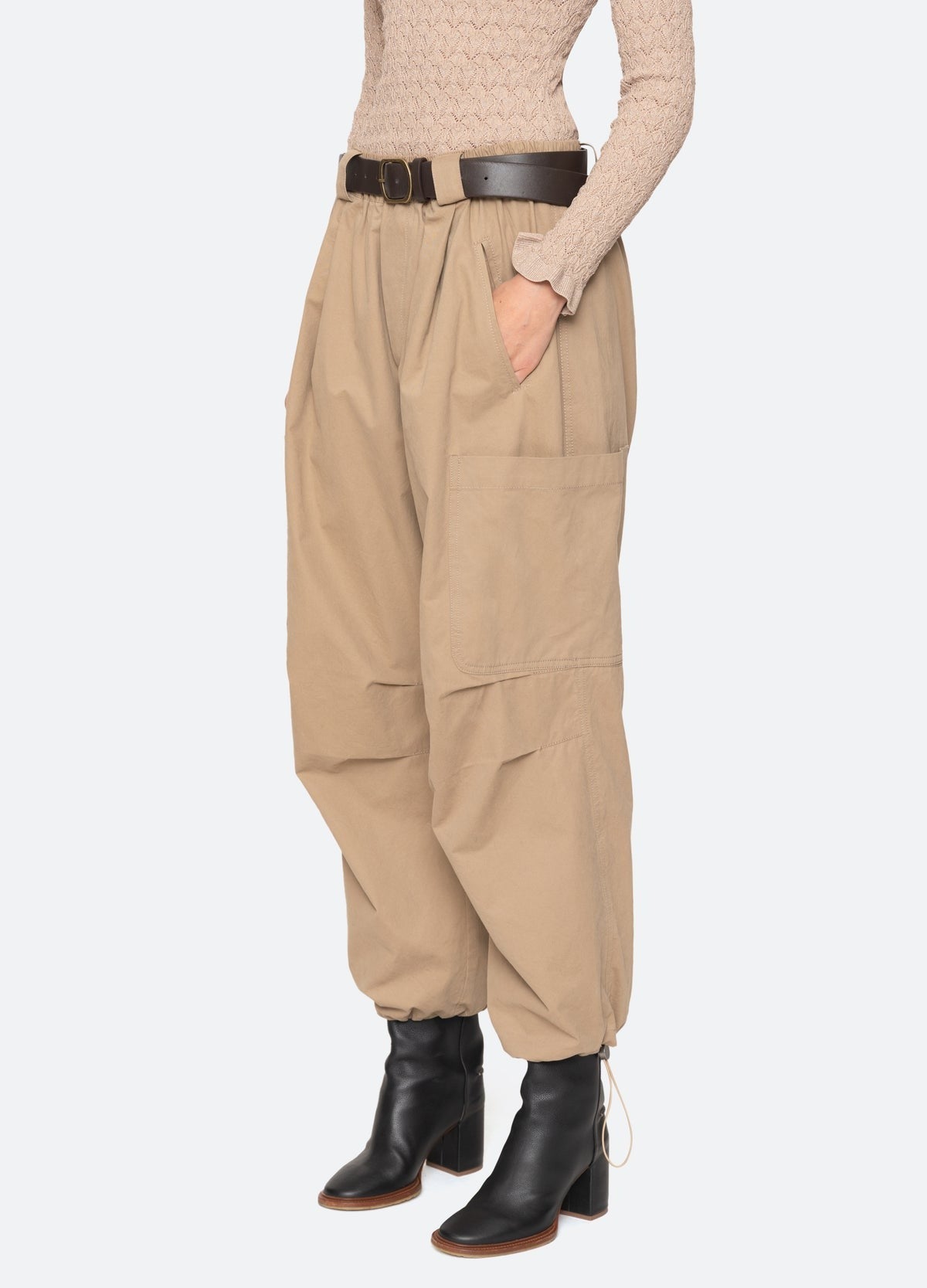 Sea Sullivan Sportwear Belted Cargo Pant