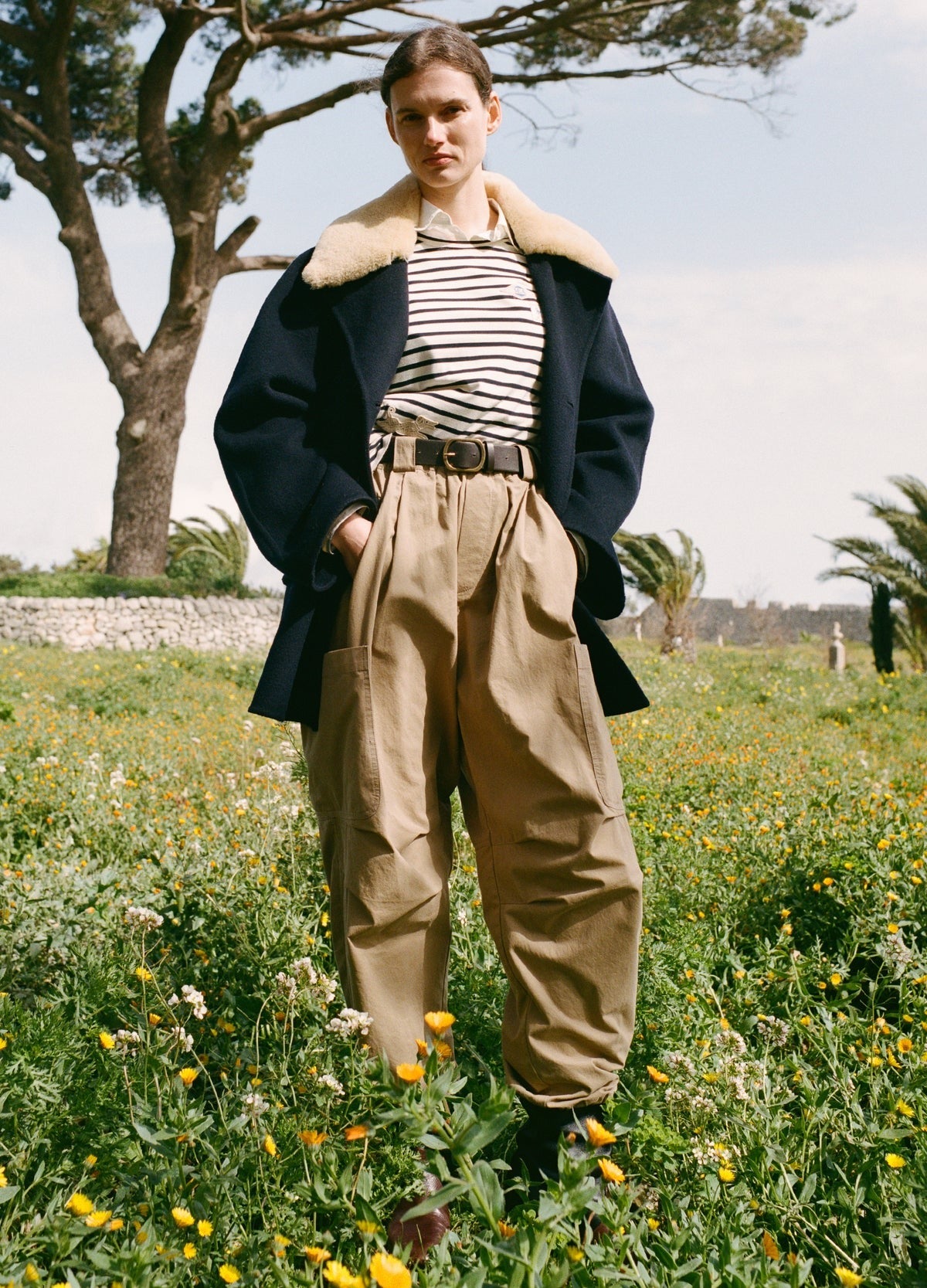 Sea Sullivan Sportwear Belted Cargo Pant