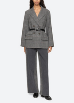 Sea Eleni Denim Combo Pant With Belt