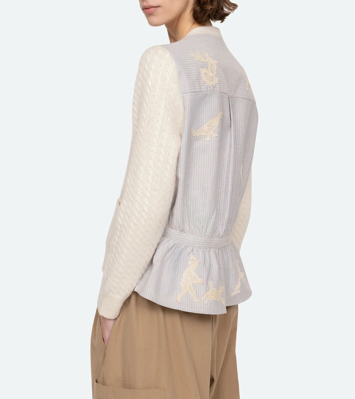 Sea Lavinia Striped L/S Cardigan