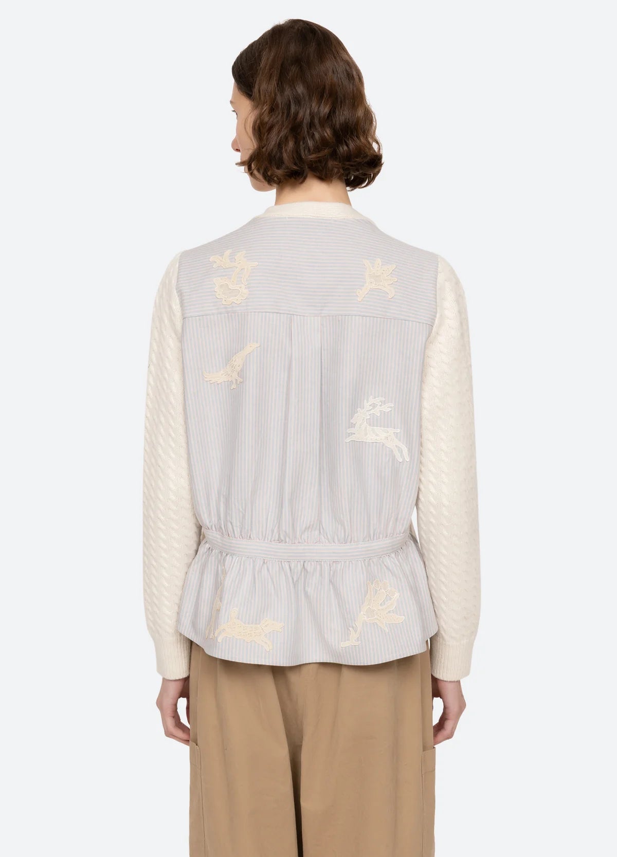 Sea Lavinia Striped L/S Cardigan
