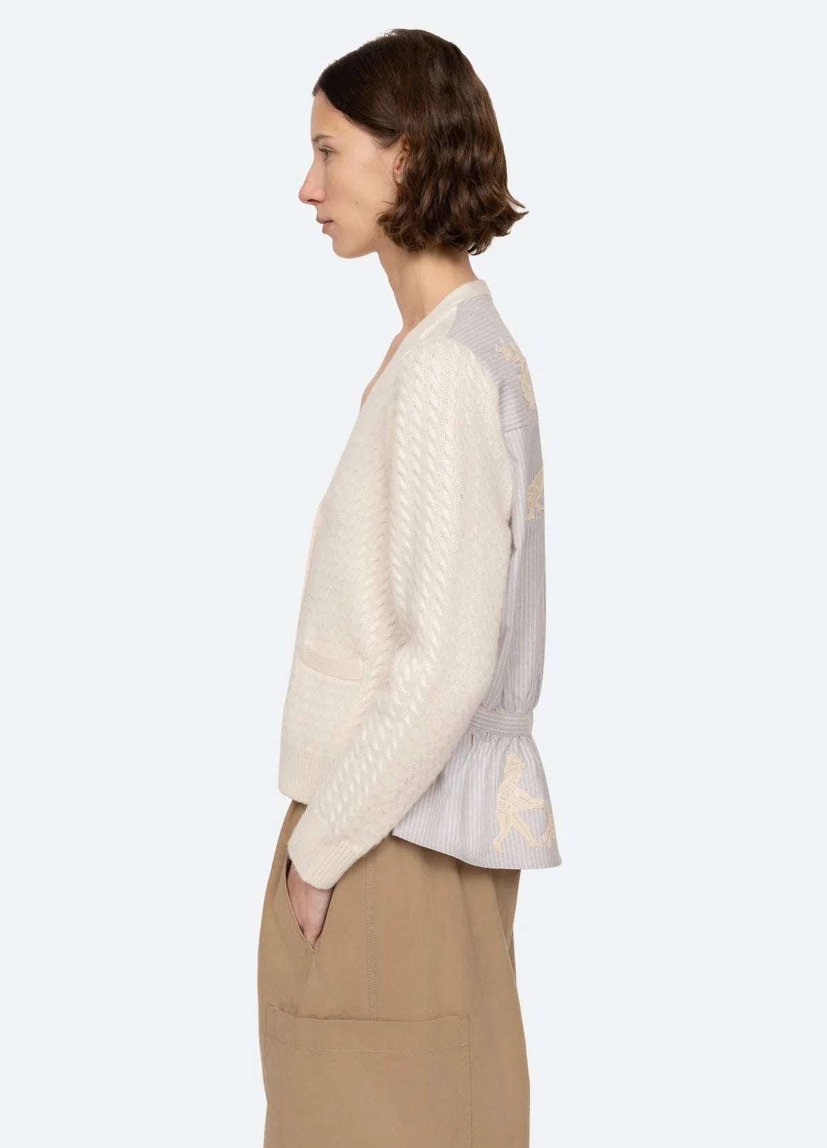 Sea Lavinia Striped L/S Cardigan