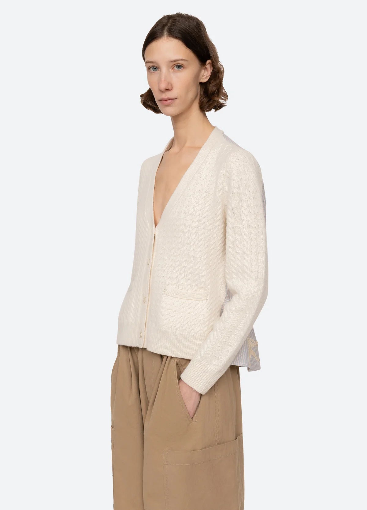 Sea Lavinia Striped L/S Cardigan