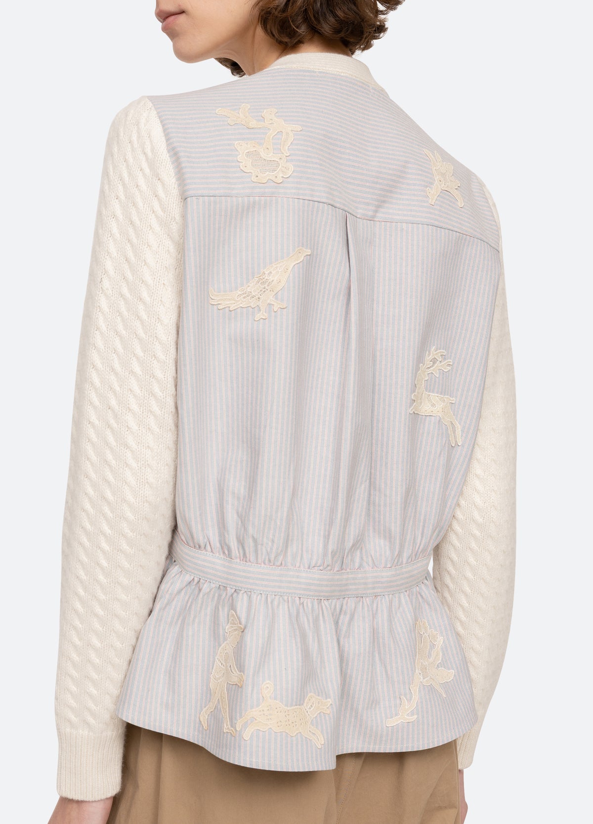 Sea Lavinia Striped L/S Cardigan