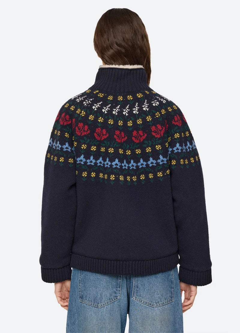Sea Preston Knit Sherpa Jacket