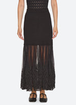 Sea Vali Embroidered Maxi Skirt