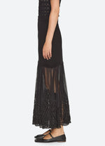 Sea Vali Embroidered Maxi Skirt