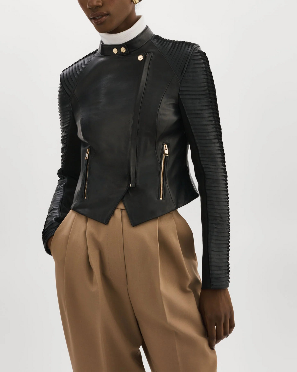 Lamarque Ts Leather Biker Jacket