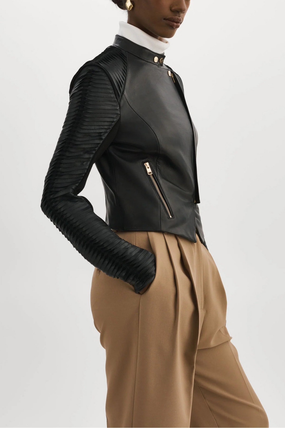 Lamarque Ts Leather Biker Jacket