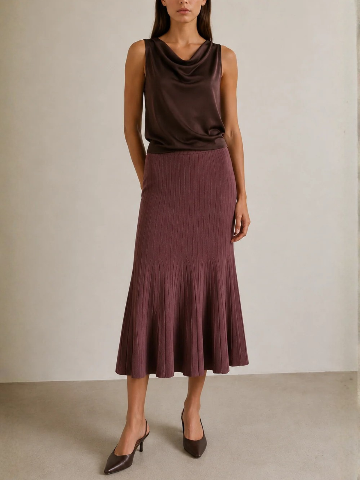 Aldo Martins Pull On Knitted Skirt_80888