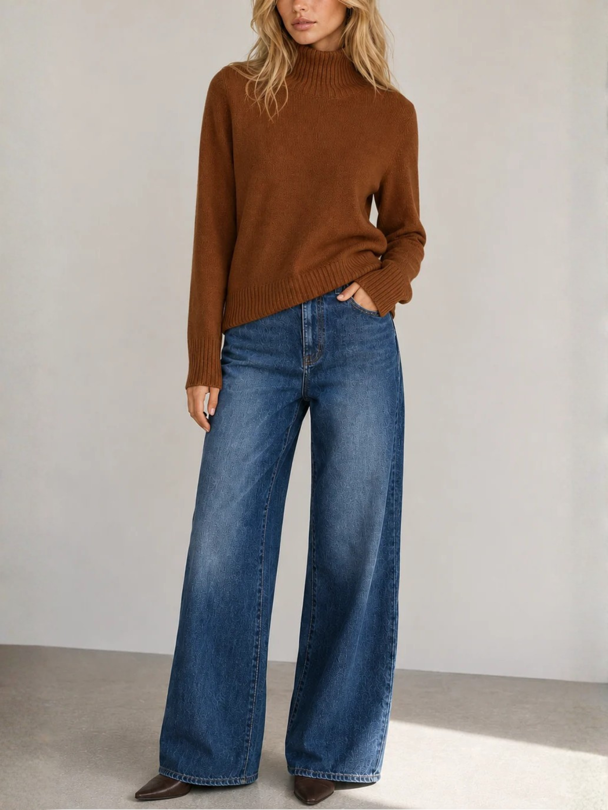 Allude Cashmere Mockneck Sweater_265/11173