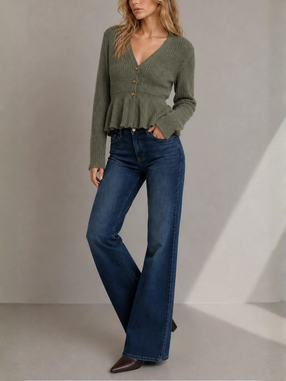 Allude V-Neck Cardigan_265/17033