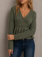 Allude V-Neck Cardigan_265/17033