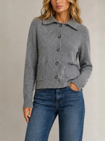 Allude Wool Blend Cardigan With Collar_265/17001