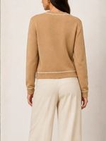 Allude Wool Blend Carigan With Stitching_265/17711