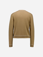 Allude Wool Blend Carigan With Stitching_265/17711