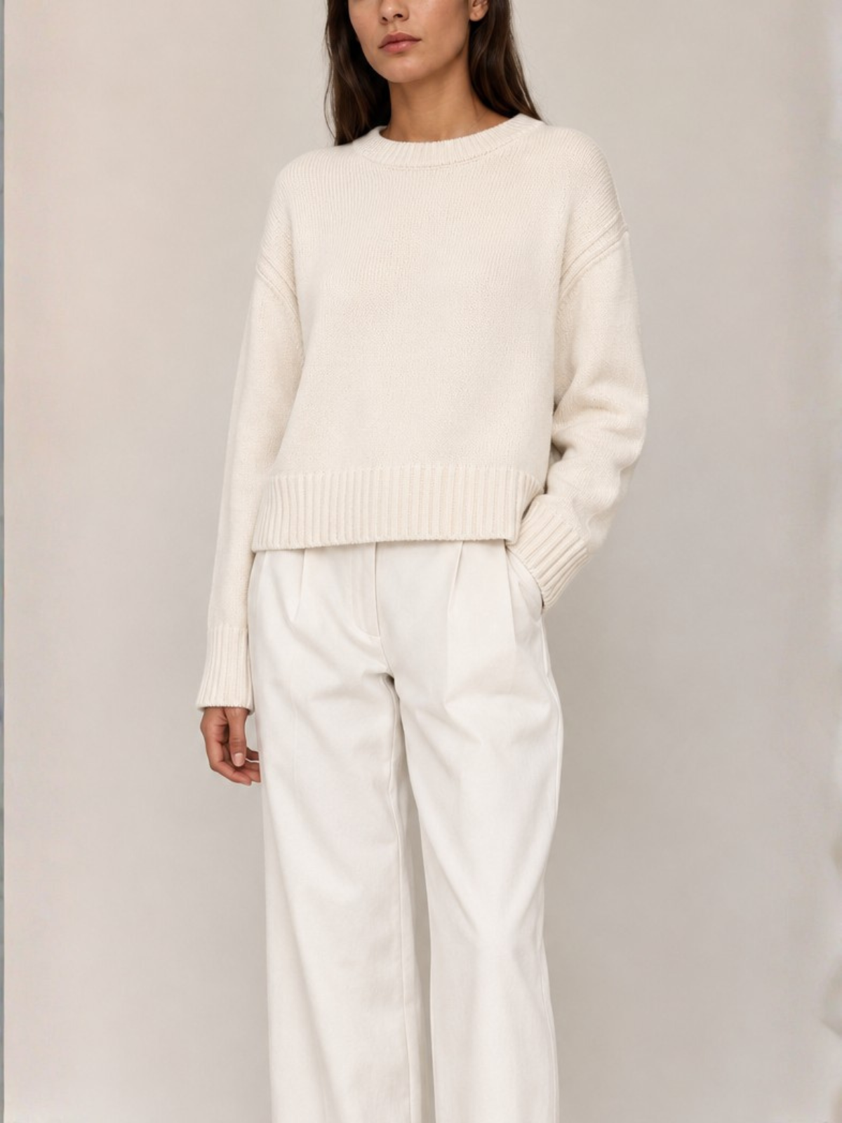 Archer Cashmere Briar Cotton Crew Pullover_F2006